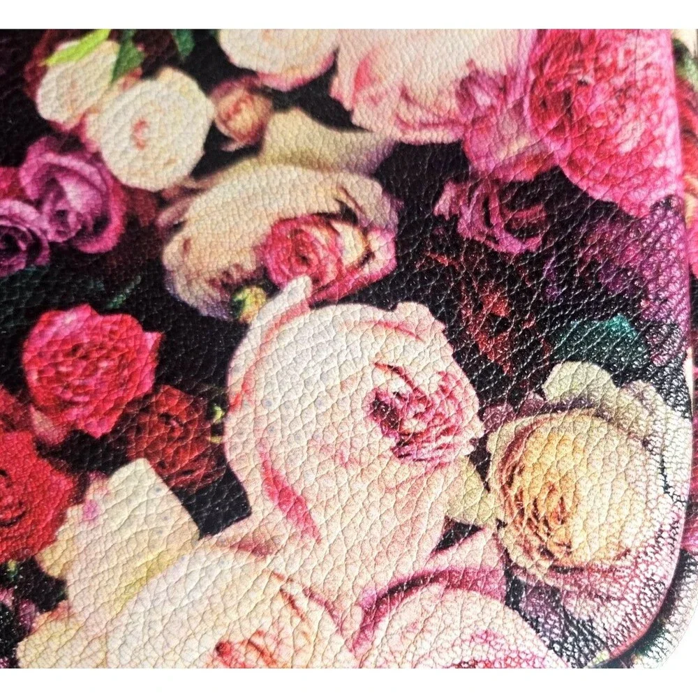 Kate Spade Laptop Sleeve Case Designer Floral Rose Pink Red Zip Padded